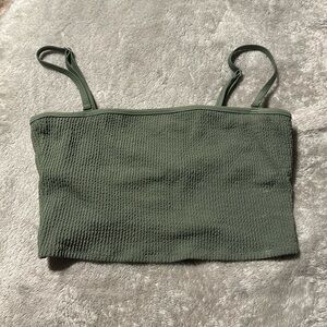 Aerie Green Bikini Top